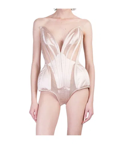 Mugler Sleeveless Jumpsuit In Multi