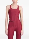 Mugler Sleeveless Top In Red
