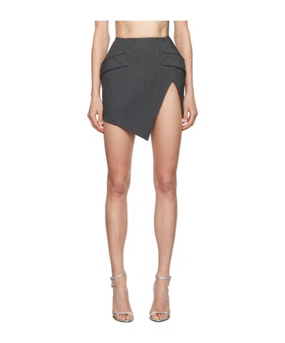 Mugler Slit Mini Skirt In Nude | ModeSens