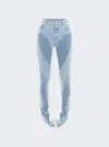 Mugler Spiral Jean In Blue