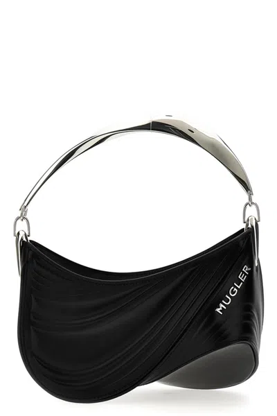 Mugler 'small Embossed Spiral Curve 01' Handbag