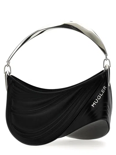 Mugler 'small Embossed Spiral Curve 01' Handbag