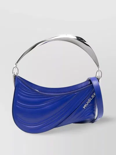 Mugler Small Shoulder Bag Spiral Curve 01