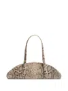 Mugler Snake Lua Bag In Neutral