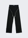 Mugler Mid-rise Straight-leg Jeans In Blue