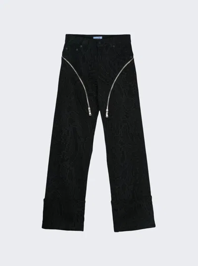 MUGLER SNAKE PRINT JEANS