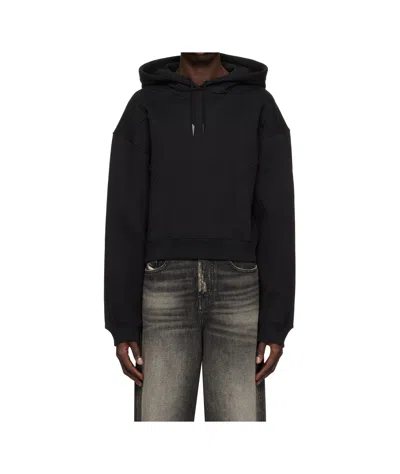 MUGLER SPIRAL CROPPED HOODIE