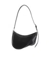 Mugler Spiral Curve 01 Shoulder Bag In Black