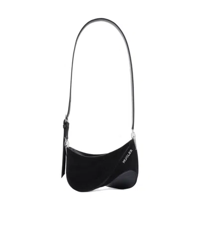 MUGLER SPIRAL CURVE SHOULDER BAG