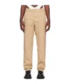 Mugler Spiral Design Jeans Pants In Brown