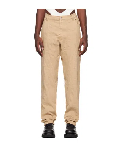 MUGLER SPIRAL DESIGN JEANS PANTS