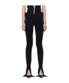 Mugler Split-ankles Trousers In Black