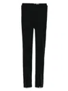Mugler Split-ankles Trousers In Black