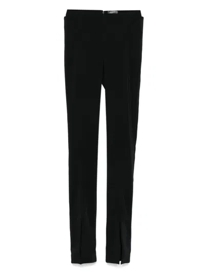 Mugler Split-ankles Trousers In Black