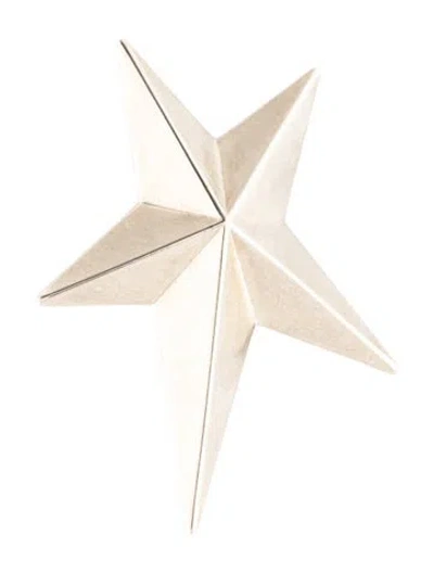 Pre-owned Mugler Star Brooch In Multi