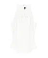 Mugler Star Elastic Top In White