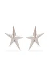 Mugler Maxi Star Stud Earrings In Metallic