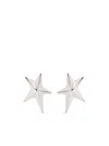 Mugler Star-shaped Stud-back Earrings In Silver