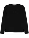 Mugler Star T-shirt In Black