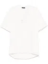 Mugler Star T-shirt In White
