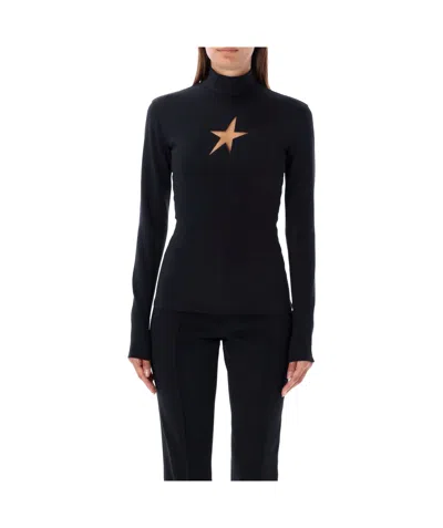 MUGLER MUGLER STAR CUT-OUT DETAILED TOP