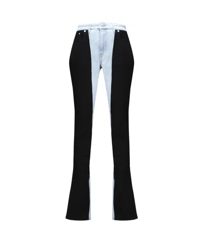 MUGLER MUGLER PANEL FLARE JEANS