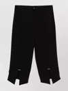 Mugler Straight Cropped Trousers Dart Detailing
