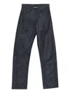 Mugler Straight-leg Jeans In Blue