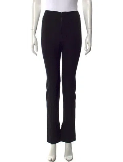 Pre-owned Mugler Straight Leg Pants In Black