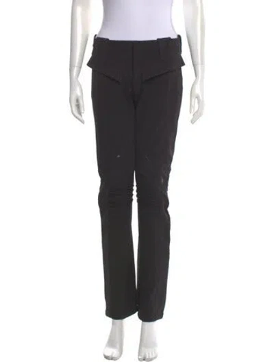 Pre-owned Mugler Straight Leg Pants In Gray