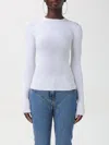 Mugler Sweater  Woman Color White In Weiss