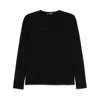 Mugler Star T-shirt In Black