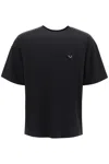 Mugler 'oversized T-shirt In Black (black)