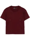 Mugler Pierced Baby T-shirt In 3054 - Blood Red