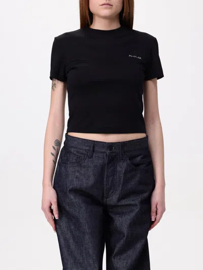 MUGLER T-SHIRT MUGLER WOMAN COLOR BLACK,G52748002