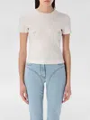 Mugler Pierced Baby T-shirt In White
