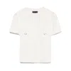 Mugler Woman T-shirt White Size Xs Cotton In White