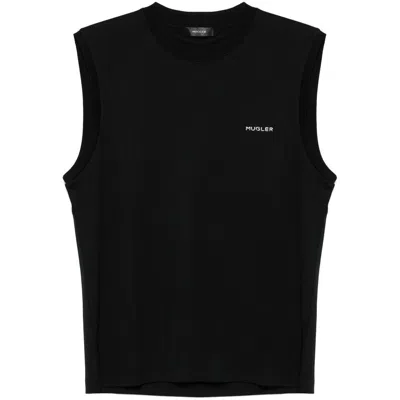 Mugler T-shirts In Black