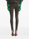 Mugler 테일러드 레깅스 In Transparent