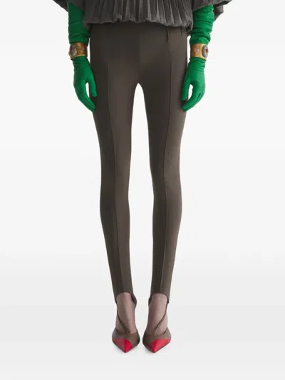 Mugler 테일러드 레깅스 In Transparent