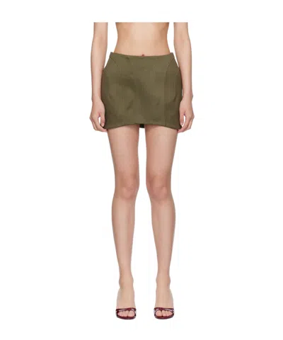 MUGLER TAILORED MINI SKIRT