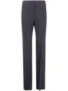 Mugler Straight Leg Trousers Featuring Front Crease In Blue