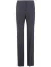 Mugler Straight Leg Trousers Featuring Front Crease In Blue
