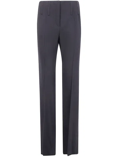 Mugler Tailored Trousers In Gray