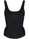 Mugler Boned Scoop-neck Tank Top