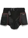 Mugler Utilitiy-pocket Shorts In Black