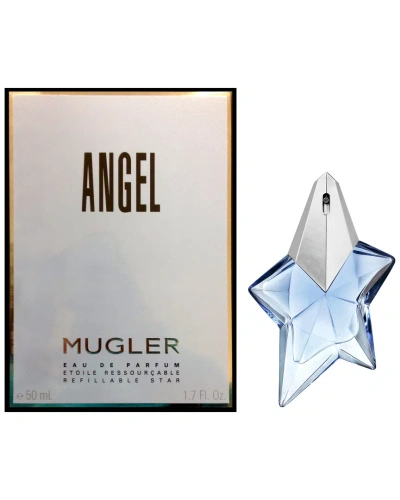 Mugler Thierry  Angel Refillable Women's 1.7oz Eau De Parfum Spray In White