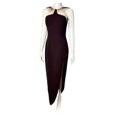 Pre-owned Mugler Thierry  Couture Ss 2001 Beaded Evening Dress In Black