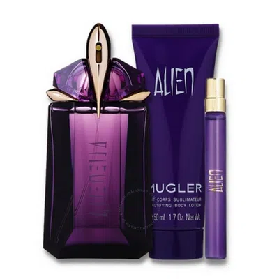 Mugler Thierry  Ladies Alien Gift Set Fragrances 3614274102505 In White