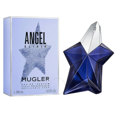 Mugler Thierry  Ladies Angel Elixir Edp 3.4 oz Fragrances 3614273764926 In Amber / Orange / Pink
